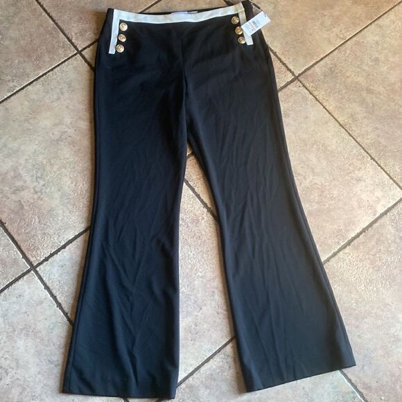 Calvin Klein Pants - Calvin Klein Women’s Black Navy Style Pants. Size 12. New!